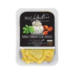 Ravioli burrata/tomat/basilika, 250g