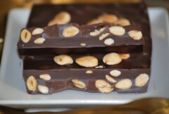 Turrón chocolate mandlar, 150gr