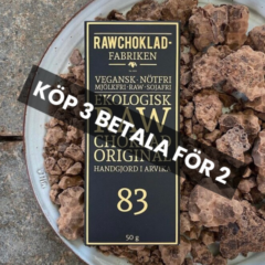 Rawchoklad Original 83%, 50g