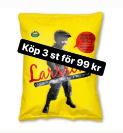 Larssons Chips Havssalt, 125g