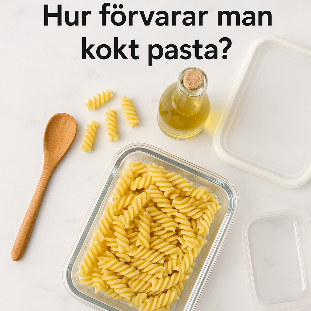 Hur förvarar man kokt pasta? (Hållbarhet, säkerhet & bästa tipsen)